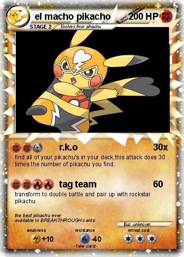 Pokemon el macho pikacho