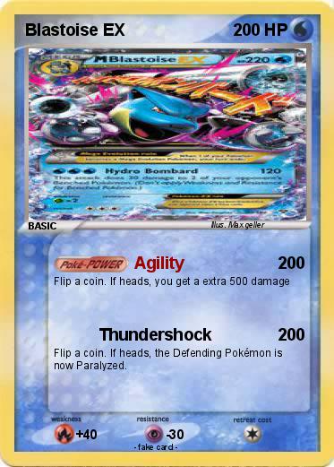 Pokemon Blastoise EX