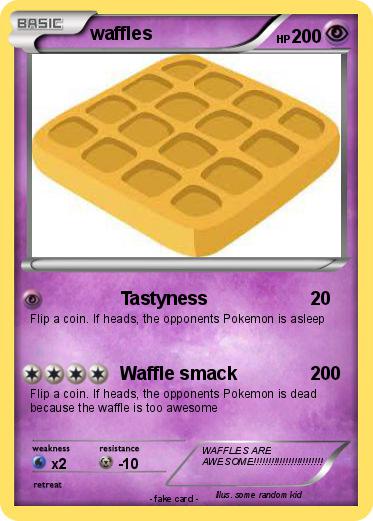 Pokemon waffles