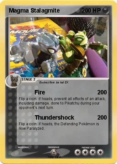 Pokemon Magma Stalagmite