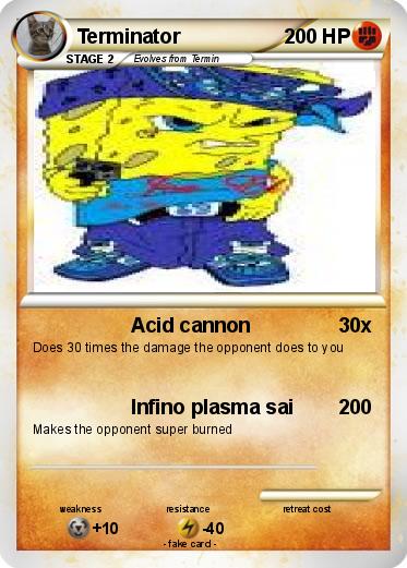 Pokémon Terminator 473 473 - Acid cannon - My Pokemon Card