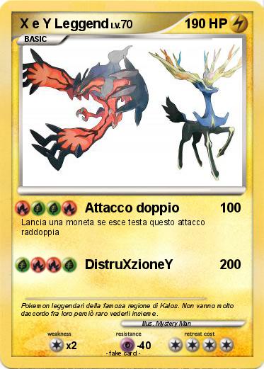 Pokemon X e Y Leggend