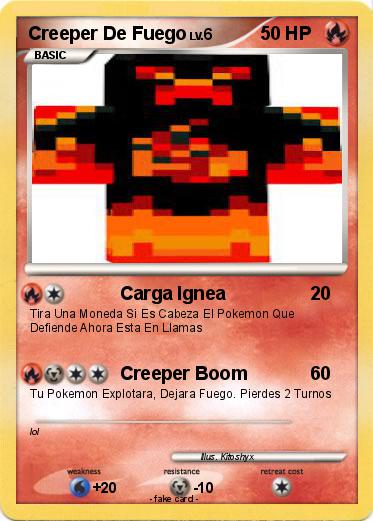Pokemon Creeper De Fuego