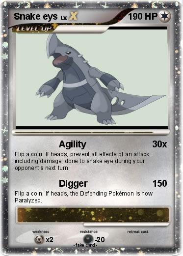 Pokemon Snake eys
