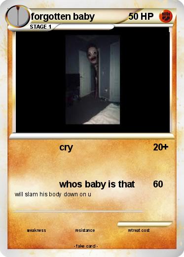 Pokemon forgotten baby