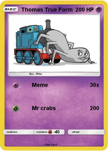 Pokemon Thomas True Form