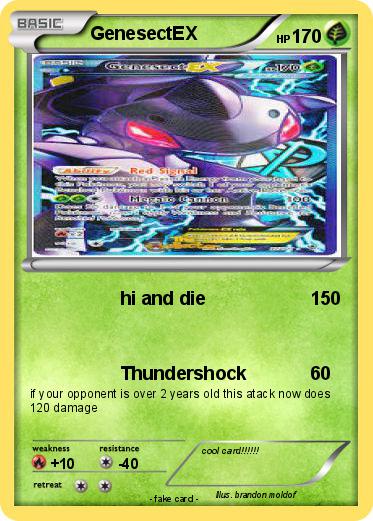 Pokemon GenesectEX