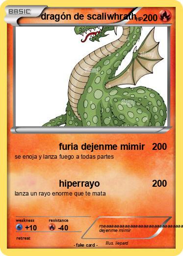 Pokemon dragón de scaliwhrath