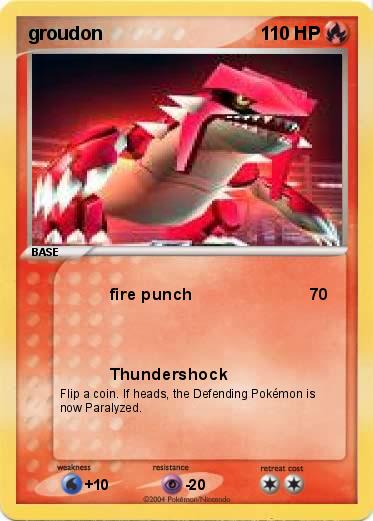 Pokemon groudon