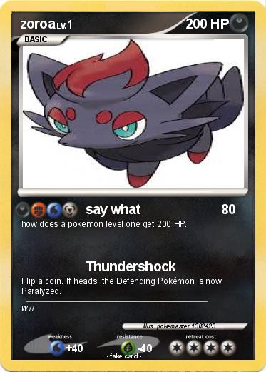 Pokemon zoroa