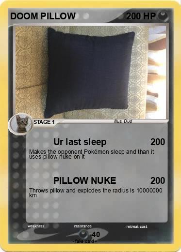 Pokemon DOOM PILLOW