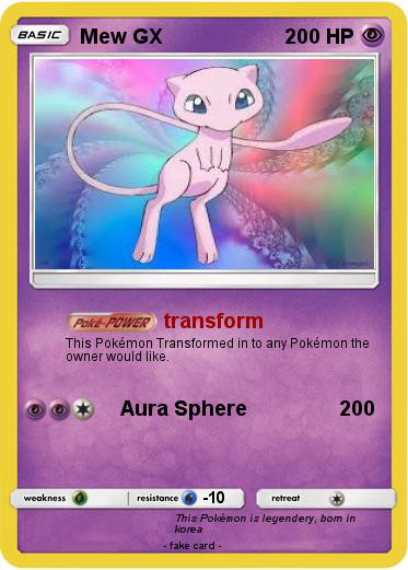 Pokemon Mew GX