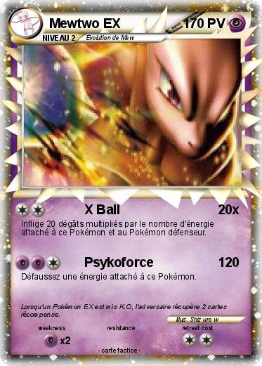 Pokemon Mewtwo EX