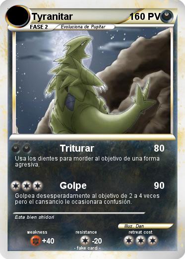 Pokemon Tyranitar