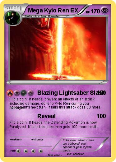 Pokemon Mega Kylo Ren EX