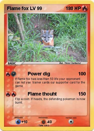 Pokemon Flame fox LV 99