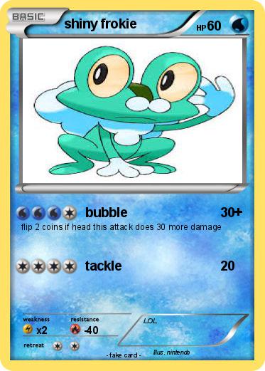 Pokemon shiny frokie