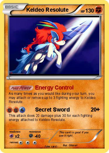 Pokemon Keldeo Resolute