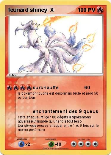 Pokemon feunard shiney  X            