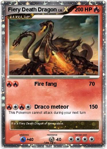 Pokemon Fiery Death Dragon