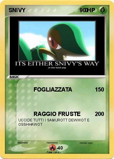 Pokemon SNIVY                                      0