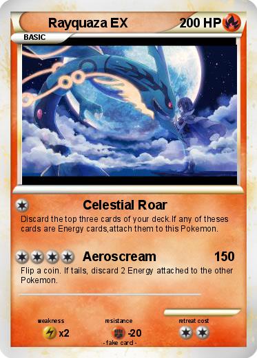 Pokemon Rayquaza EX