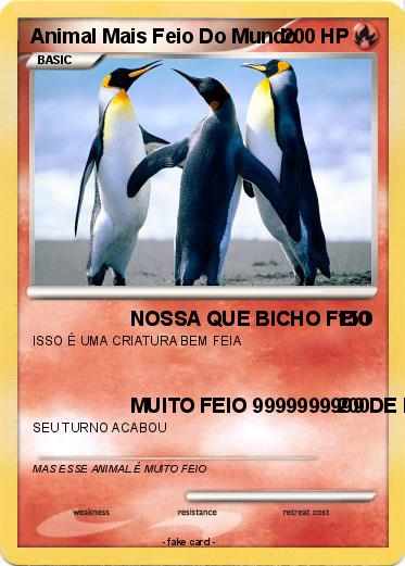 Pokemon Animal Mais Feio Do Mundo