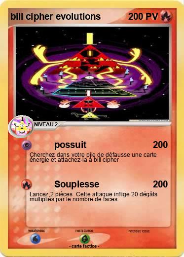 Pokemon bill cipher evolutions
