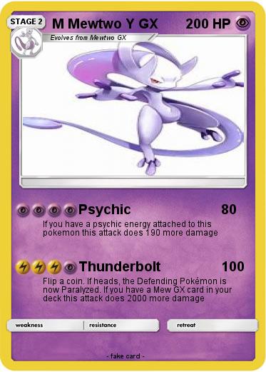 Pokemon M Mewtwo Y GX