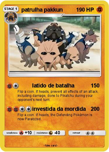 Pokemon patrulha pakkun