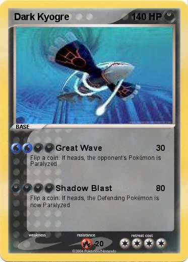 Pokemon Dark Kyogre