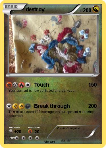 Pokemon destroy
