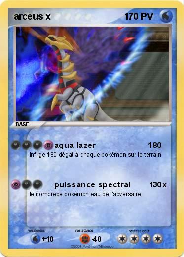 Pokemon arceus x                             1