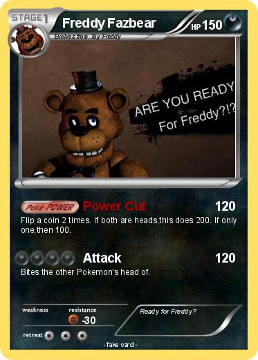 Pokemon Freddy Fazbear