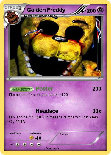 Pokemon Golden Freddy