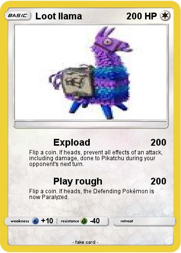 Pokemon Loot llama