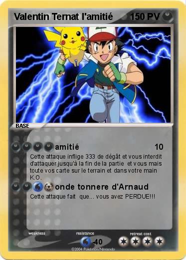 Pokemon Valentin Ternat l'amitié