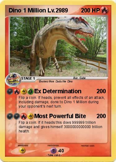 Pokemon Dino 1 Million Lv.2989