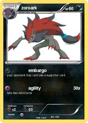 Pokemon zoroark