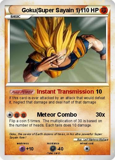 Pokemon Goku(Super Sayain 1)