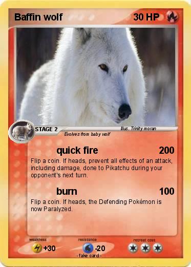 Pokemon Baffin wolf