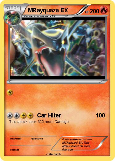 Pokemon MRayquaza EX