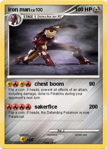 Pokemon iron man