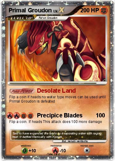 Pokemon Primal Groudon