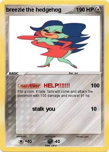 Pokemon breezie the hedgehog