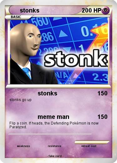 Pokemon stonks