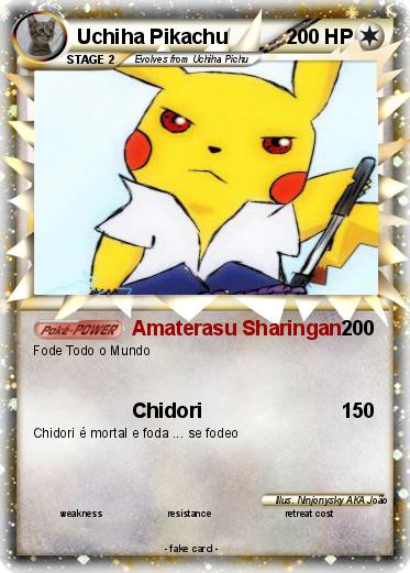 Pokemon Uchiha Pikachu