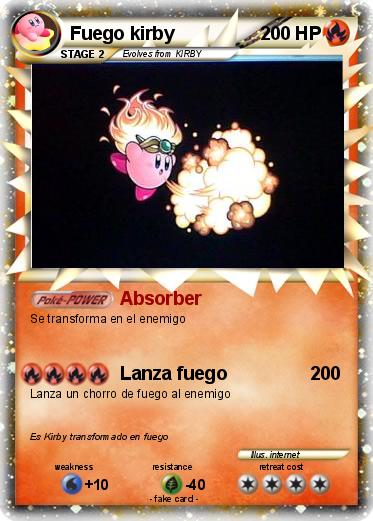 Pokemon Fuego kirby
