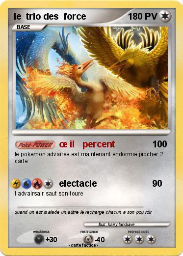 Pokemon le  trio des  force