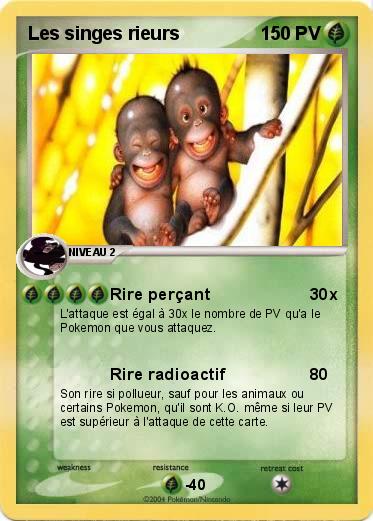 Pokemon Les singes rieurs